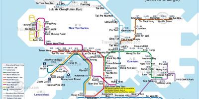 Metro kat jeyografik nan Hong Kong