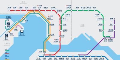 Causeway bay MTR station kat jeyografik