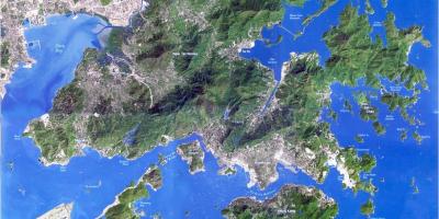 Kat jeyografik satelit Hong Kong