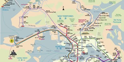 Kat jeyografik nan Hong Kong transpò piblik